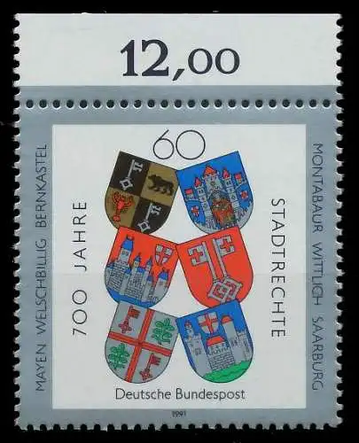 BRD 1991 Nr 1528 postfrisch ORA 85D7C6
