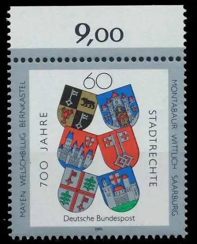 BRD 1991 Nr 1528 postfrisch ORA 85D7D2