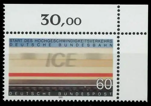 BRD 1991 Nr 1530 postfrisch ECKE-ORE 85D7F6