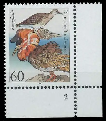 BRD 1991 Nr 1539 postfrisch FORMNUMMER 2 S765EBA