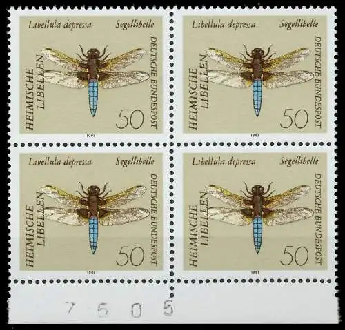 BRD 1991 Nr 1545 postfrisch VIERERBLOCK URA 85D976