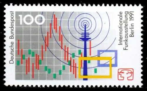 BRD 1991 Nr 1553 postfrisch S76607A
