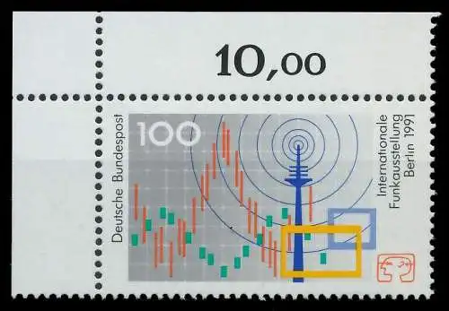 BRD 1991 Nr 1553 postfrisch ECKE-OLI 85DA3A