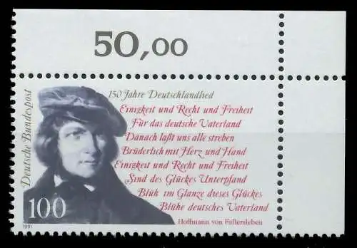 BRD 1991 Nr 1555 postfrisch ECKE-ORE 85DA46