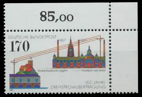 BRD 1991 Nr 1557 postfrisch ECKE-ORE 85DA62