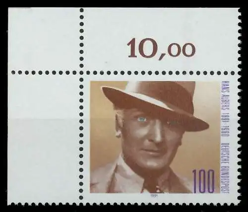 BRD 1991 Nr 1561 postfrisch ECKE-OLI S76615E