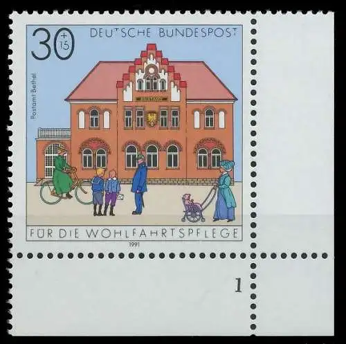 BRD 1991 Nr 1563 postfrisch FORMNUMMER 1 S766182