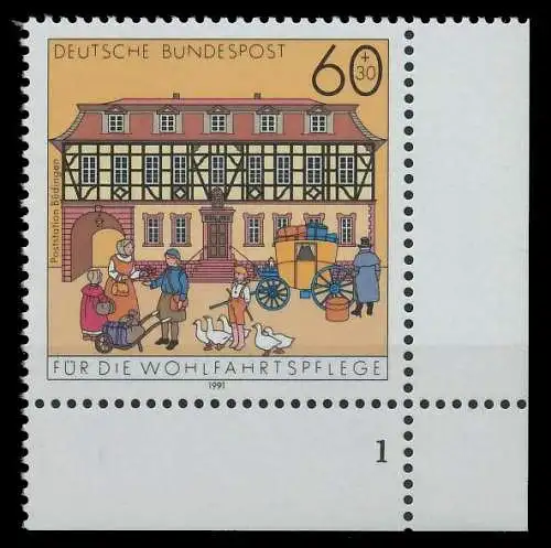 BRD 1991 Nr 1564 postfrisch FORMNUMMER 1 S7661BA
