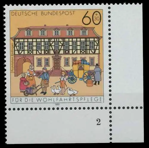 BRD 1991 Nr 1564 postfrisch FORMNUMMER 2 85DB32