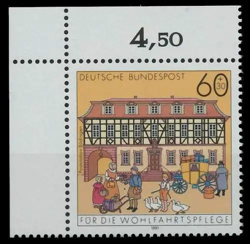 BRD 1991 Nr 1564 postfrisch ECKE-OLI 85EB36