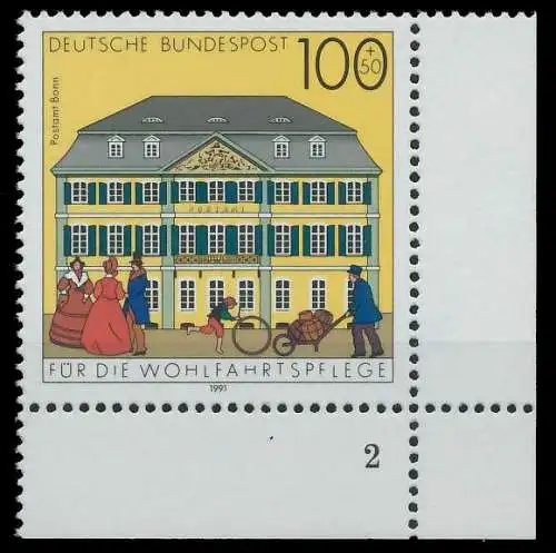 BRD 1991 Nr 1567 postfrisch FORMNUMMER 2 S76625E