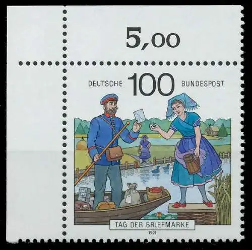 BRD 1991 Nr 1570 postfrisch ECKE-OLI 85EC3A