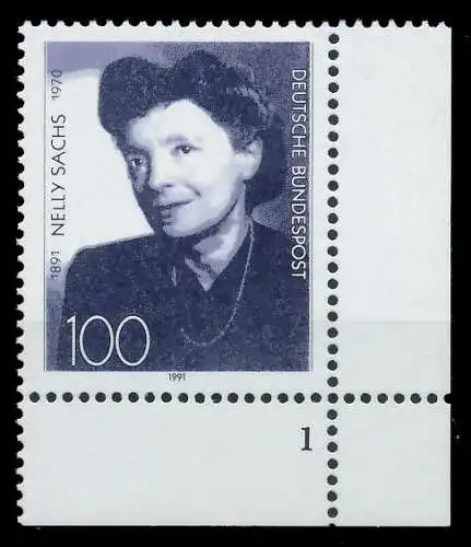 BRD 1991 Nr 1575 postfrisch FORMNUMMER 1 S76637A