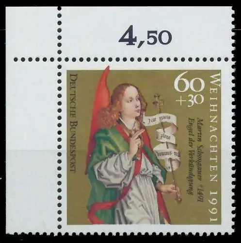 BRD 1991 Nr 1578 postfrisch ECKE-OLI S7663FA