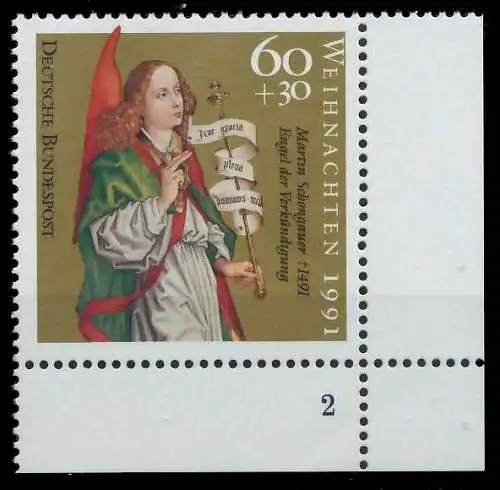 BRD 1991 Nr 1578 postfrisch FORMNUMMER 2 S7663EA