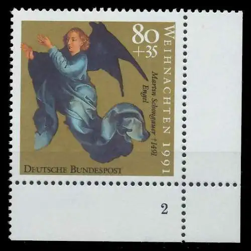 BRD 1991 Nr 1580 postfrisch FORMNUMMER 2 85ED82