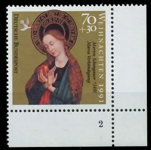 BRD 1991 Nr 1579 postfrisch FORMNUMMER 2 S76641E