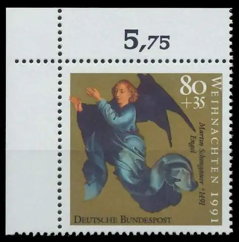 BRD 1991 Nr 1580 postfrisch ECKE-OLI 85EDC2