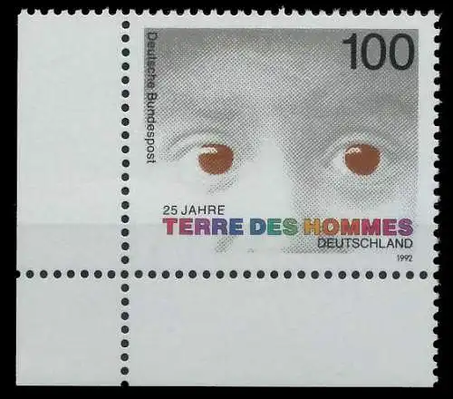 BRD 1992 Nr 1585 postfrisch ECKE-ULI 85EED2