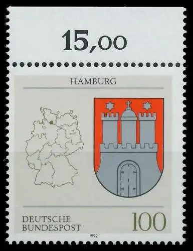 BRD 1992 Nr 1591 postfrisch ORA 85EFA2