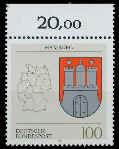 BRD 1992 Nr 1591 postfrisch ORA 85EFAA