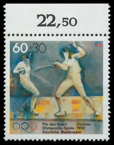 BRD 1992 Nr 1592 postfrisch ORA 85EFBA