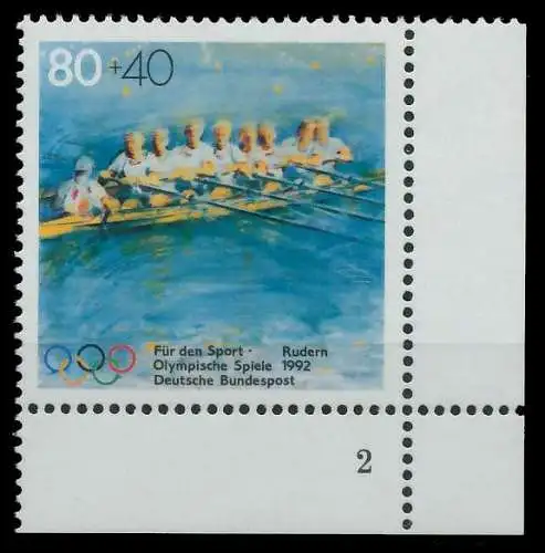 BRD 1992 Nr 1593 postfrisch FORMNUMMER 2 S7744AA