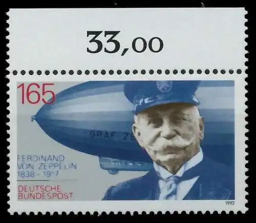 BRD 1992 Nr 1597 postfrisch ORA 85F086