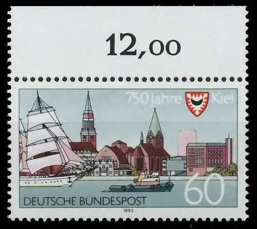 BRD 1992 Nr 1598 postfrisch ORA 85F092