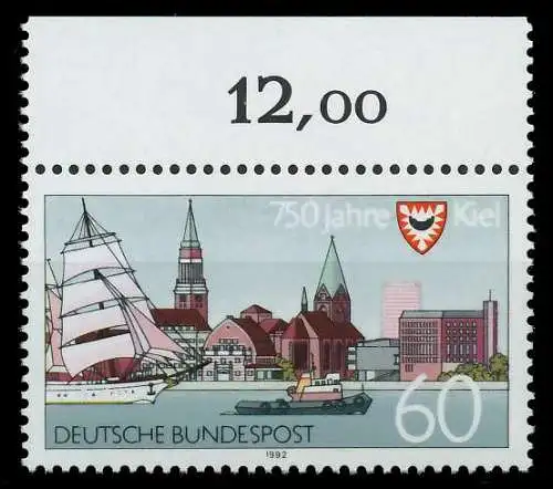 BRD 1992 Nr 1598 postfrisch ORA 85F09A