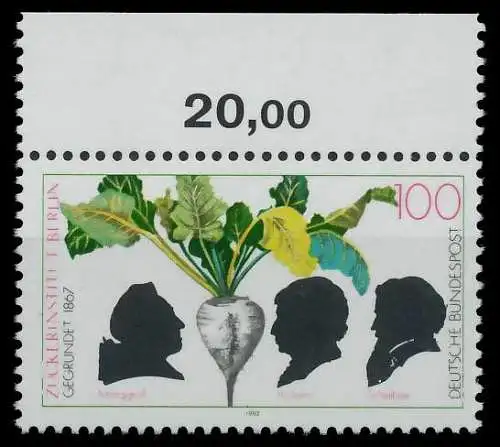 BRD 1992 Nr 1599 postfrisch ORA 85F0B6