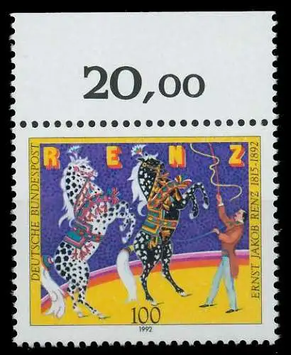 BRD 1992 Nr 1600 postfrisch ORA 85F0CA