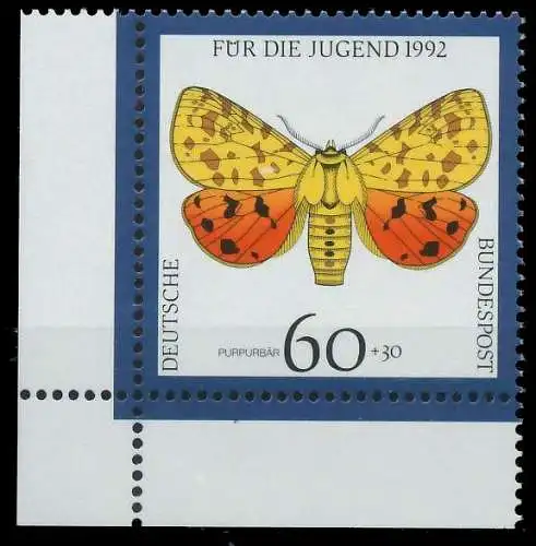 BRD 1992 Nr 1602 postfrisch ECKE-ULI 85F106