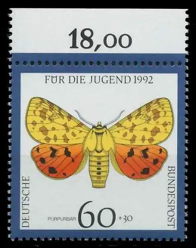 BRD 1992 Nr 1602 postfrisch ORA 85F10A