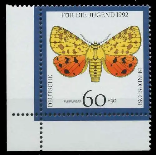 BRD 1992 Nr 1602 postfrisch ECKE-ULI 85F10E