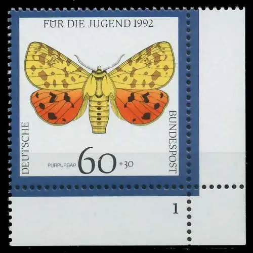 BRD 1992 Nr 1602 postfrisch FORMNUMMER 1 85F116