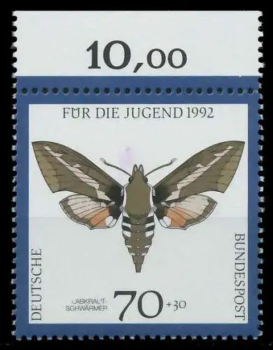 BRD 1992 Nr 1603 postfrisch ORA S77461E