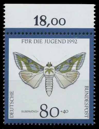 BRD 1992 Nr 1604 postfrisch ORA 85F176