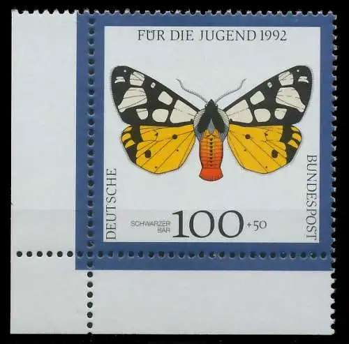 BRD 1992 Nr 1605 postfrisch ECKE-ULI S77466E