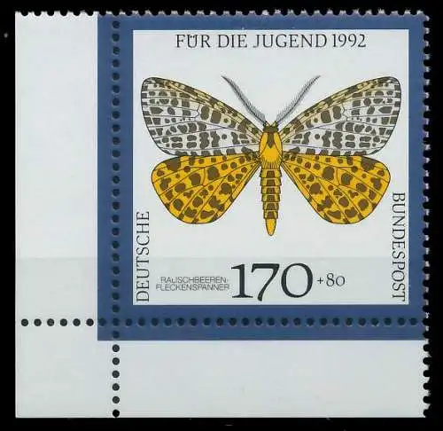 BRD 1992 Nr 1606 postfrisch ECKE-ULI S77468E