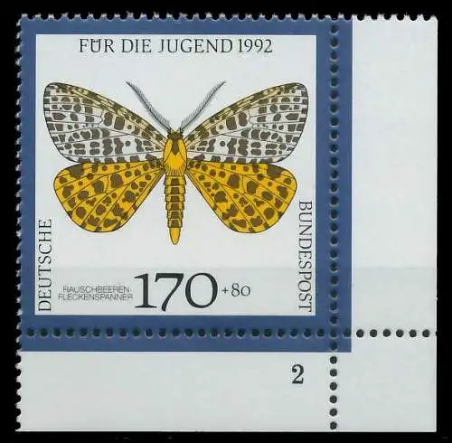 BRD 1992 Nr 1606 postfrisch FORMNUMMER 2 85F1BA