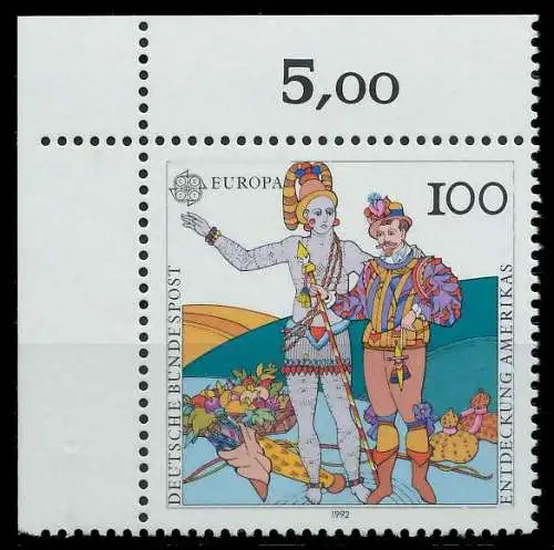 BRD BUND 1992 Nr 1609 postfrisch ECKE-OLI S7746EA