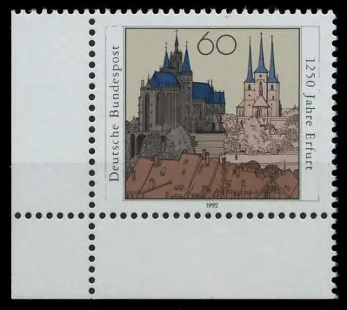 BRD 1992 Nr 1611 postfrisch ECKE-ULI 85F272