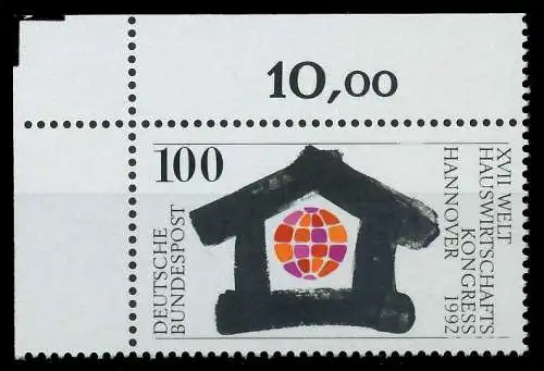 BRD 1992 Nr 1620 postfrisch ECKE-OLI S77480A