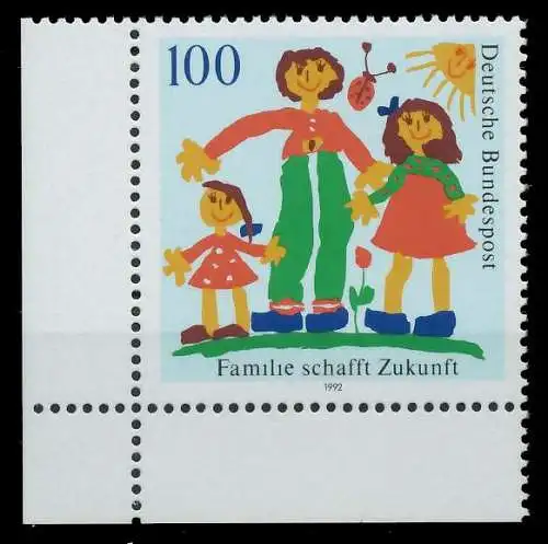 BRD 1992 Nr 1621 postfrisch ECKE-ULI 8632D2
