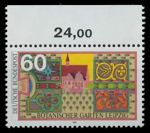 BRD 1992 Nr 1622 postfrisch ORA 863302