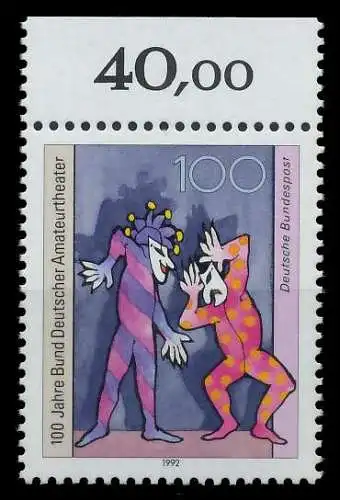 BRD 1992 Nr 1626 postfrisch ORA 86332E