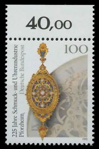 BRD 1992 Nr 1628 postfrisch ORA 86336E