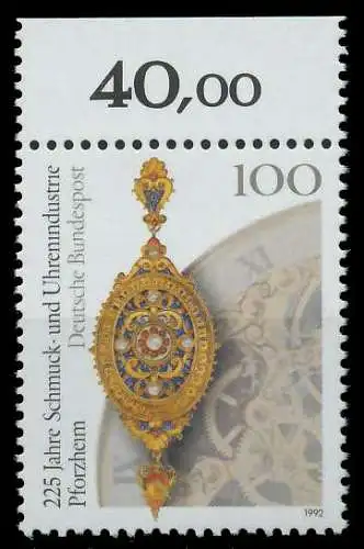 BRD 1992 Nr 1628 postfrisch ORA 86337A