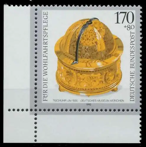 BRD 1992 Nr 1635 postfrisch ECKE-ULI 86341E
